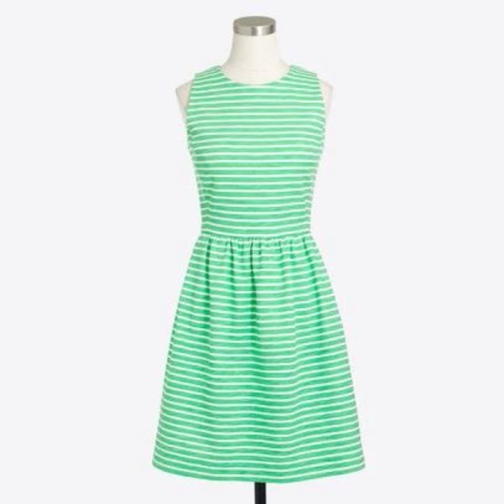 Striped J Crew Factory Daybreak Dress, size M
